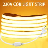 Tira LED COB Adhesiva 220V Alta Brillante Impermeable Y Flexible Para Iluminación De Habitaciones Y Jardines Exterior - details 1