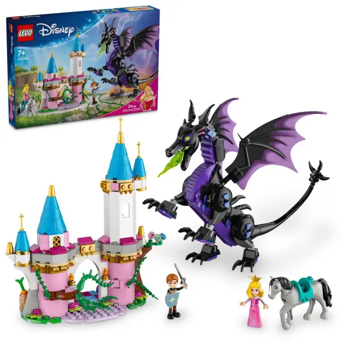 LEGO® | Disney Princess Maléfica en Forma de Dragón Juguete para fans de La bella durmiente 43240 - 1