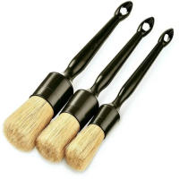 3PC Cepillo Para Limpieza De Coche Herramienta Detallada Para Tablero Espacios Entre Asientos Aire Acondicionado Bocina Limpieza Interior - details 5