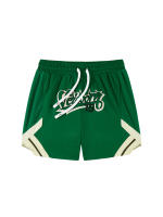 Shorts De Baloncesto De Malla Moda Con Toalla De Sudor Y Bolsillos Lateral Transpirables Para Entrenamiento Y Correr - details 25