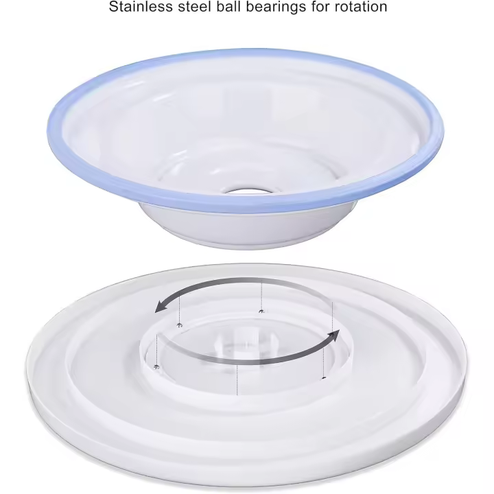 Soporte Giratorio de 11 Pulgadas para Decoración de Tartas - Plataforma Rotativa Profesional para Repostería, Fácil de Limpiar y Usar. - 1