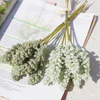 6 Piezas De Lavanda Artificial PE Decoración De Pared Para Hogar Y Vajillas Manual DIY Flores Silken Para Fiesta De Aniversario Bodas Y Más - details 2