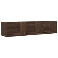 vidaXL Mueble de pared madera de ingeniería 75x18x16,5 cm Blanco, Negro, Roble Sonoma Mueble Almacenaje Estantería para Oficina, Estudio, Dormitorio Estantería/Librería/ mueble de Almacenamiento - details 1