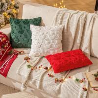 Funda De Cojín Navideña De 18x18 Pulgadas En Pelo Sintético Falso De Hombre De Nieve Para Sofá Y Silla Decoración De Invierno Para Sala De Estar - details 5