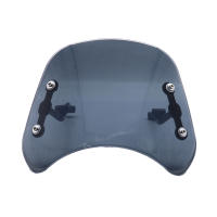 Parabrisas De Motocicleta Para Benelli Leoncino 500 Con Soportes Accesorios De Frontera De Alta Calidad En ABS Plástico Negro Clear Smoke - details 5