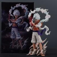 Figura De Anime One Piece 25cm Luffy En 5 Gear Con Nika Modelo PVC Estatua De Colección Decoración Juguetes Regalos Para Fans - details 5