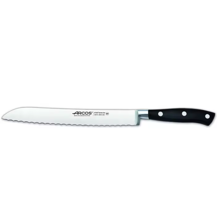 Cuchillo Panero  Arcos Riviera 231300 de Acero Nitrum, con Mango de Polioximetileno  y 20 cm de Hoja en estuche - 1