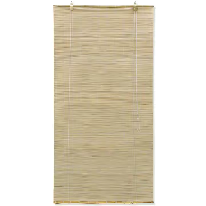 Persianas enrollables de bambú natural 80x160 cm - 1