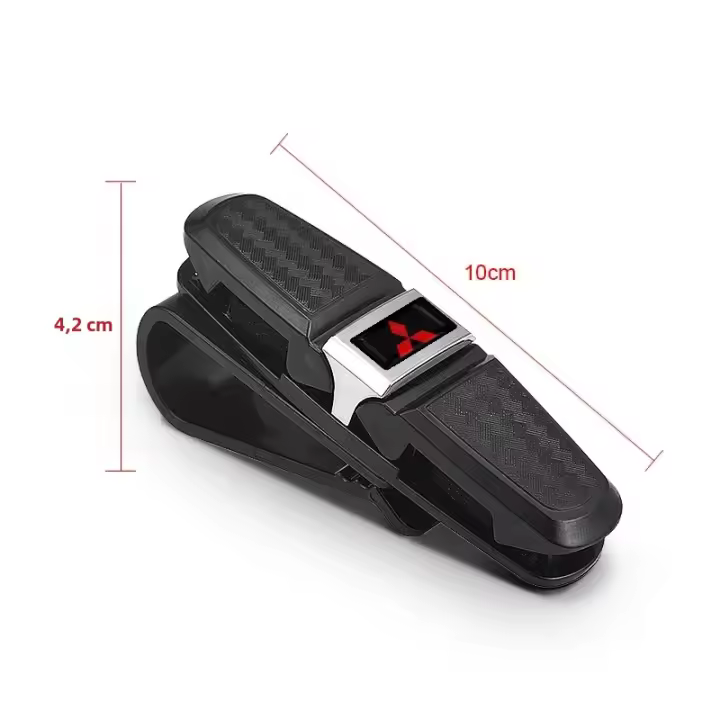 Visera De Coche Universal Para Mitsubishi Lancer L200 Pajero Sport Attrage Mirage Eclipse Con Clip Para Gafas Y Tarjeta De Entrada - 1
