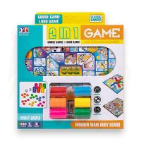 Juego De Mesa Parchís Y Oca 2-6 Jugadores Tablero Reversible Clásico Familiar - Karawan - details 0