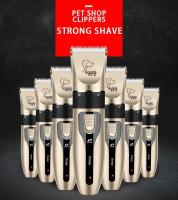 Kit De Peluquería Profesional Para Mascotas: Afeitadora Eléctrica Para Perros Y Gatos Set De Corte De Cabello Fácil De Uso - details 1