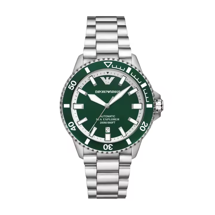 Emporio Armani Reloj STAINLESS STEEL，SILVER，AUTOMATIC/3 HAND DATE AR60080 - 1