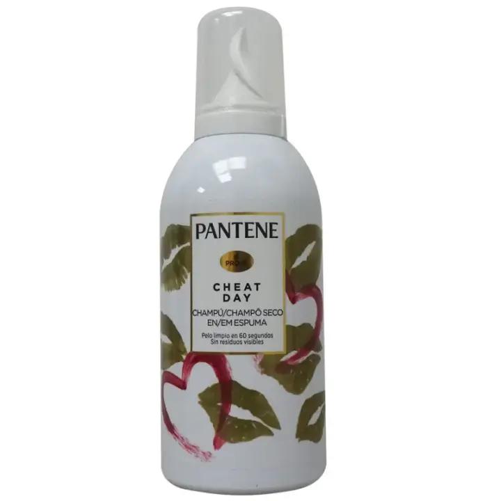 Champú en Seco Pantene Pro-V 180ml con Aroma a Vainilla y Jazmín - No necesita agua, limpia y refresca el pelo desde la raíz - 1