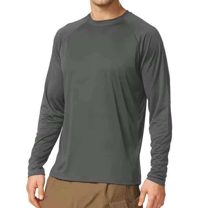 Camiseta De Hombre Para Verano Con Protección Solar UPF50+ Secado Rápido Transpirable Para Senderismo Y Gimnasio - 1