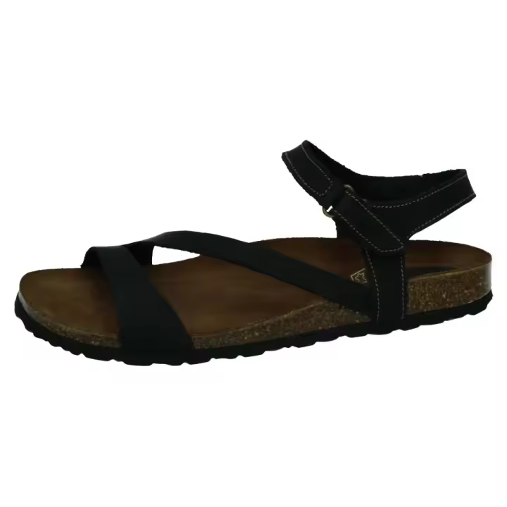 Sandalias marca INTER-BIOS para mujer en color negro. SANDALIAS DE PIEL - 1