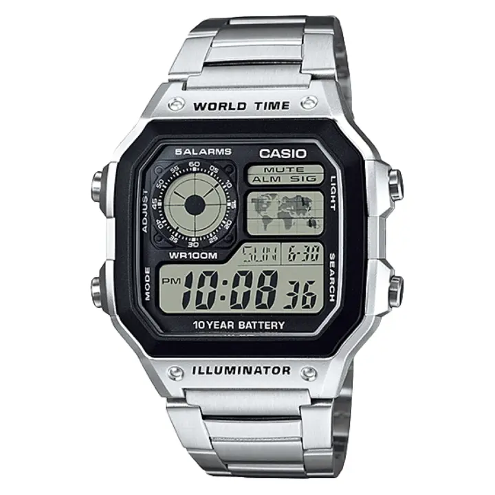 Reloj CASIO Hombre Collection AE-1200WHD-1AVEF - Digital resistente al agua - 1