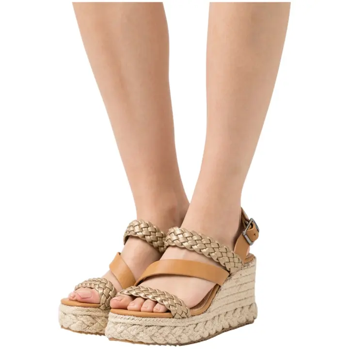 Sandalias de Plataforma Mustang  para mujer en color marron - 1