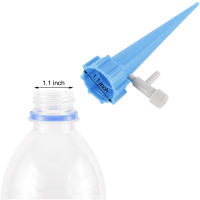 Dardos De Riego Automáticos Para Plantas En Macetas Herramientas De Jardín Y Estufa Con Regulador De Flujo De Agua Tamaño Aproximado 13.5*3cm Color Verde Y Azul - details 9