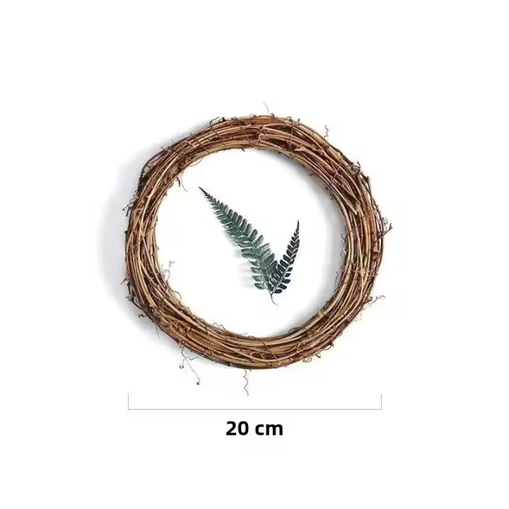 Vine Artificial Para Decoración De Hogar Boda Navidad Y Fiestas 10cm/15cm/20cm Marco Para Wreath DIY Adornos Colgantes Para Puertas Y Jardines - 1