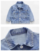 Chaqueta De Denim Para Niñas Primavera Otoño Ropa Infantil De Princesa Dulce Talla Adecuada Para Niñas De 1 a 10 Años - details 7