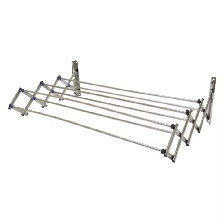 Tendedero de Pared - Tendedero Extensible - Tendedero de acero inoxidable - Tendedero de Pared Extensible | XHC BRICO - 1