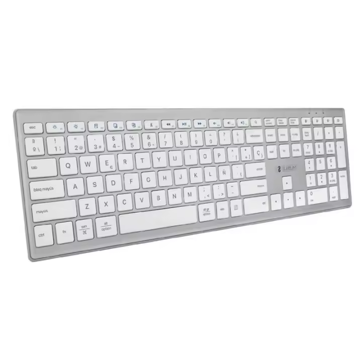Subblim Pure Extended Teclado Inalámbrico Bluetooth Plata - 1