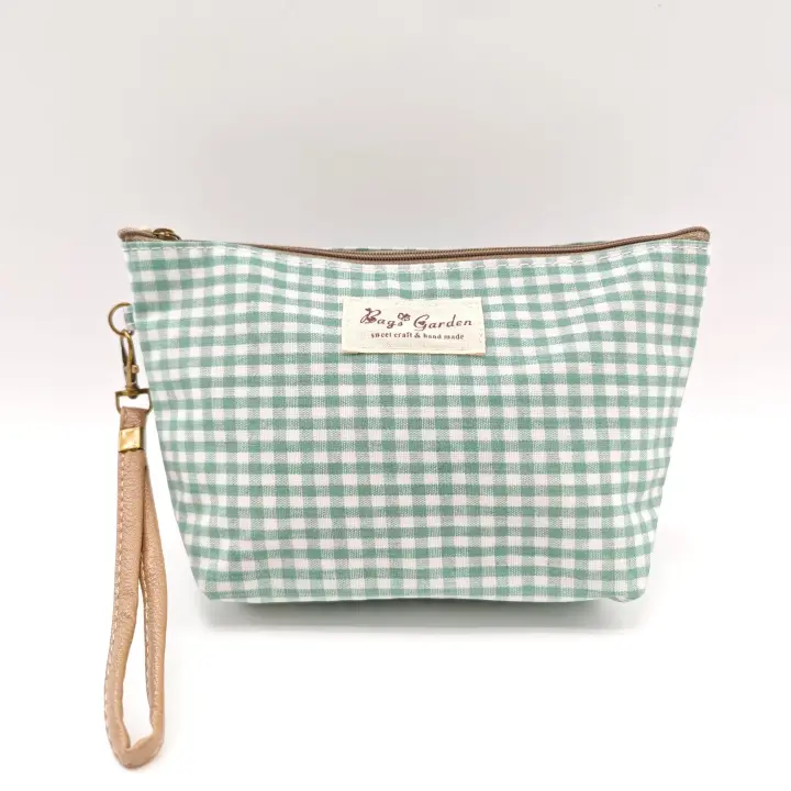 Bagsgarden Neceser Pequeño Impermeable Colección Vichy con Asa Elegante - 1