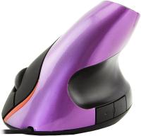 Ratón vertical ergonómico Ratones ópticos con cable USB 1600 DPI 5 Botones Ratón para juegos para computadora portátil con cable de 5.58 pies (para manos pequeñas) - Color Morado Púrpura - details 0