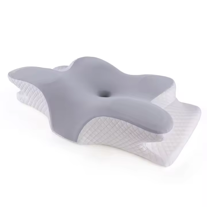 Almohada De Memoria Forma De Mariposa Alivio Del Dolor Cervical Ortopédica Para El Cuello Forma Rectangular Tamaño Unico - 1