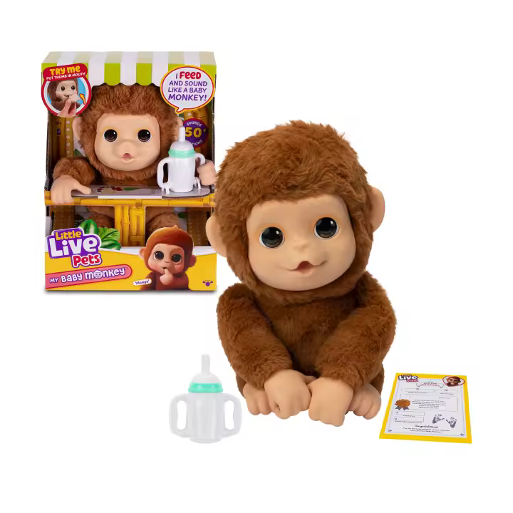 Little Live Pets My Baby Monkey - Famosa Giochi Preziosi LP500000 - 1