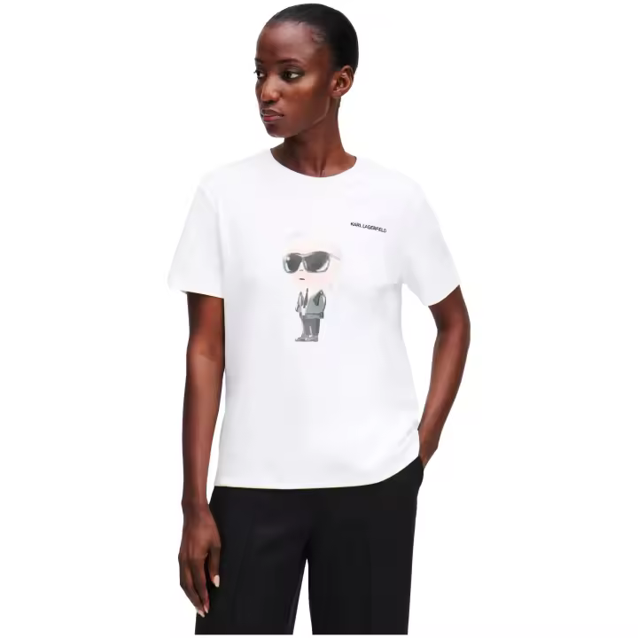 Camiseta KARL LAGERFELD Ikon Aquarelle K  Color Blanco - 1