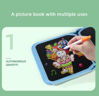 Tablero De Esbozo Para Niños Con 12 Rotuladores De Agua Coloridos Limpieza Reiterativa Libro De Dibujo Y Escritura Incluye Bolígrafo Negro - details 27