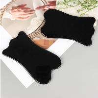 Gua Sha De Obsidiana Grande Herramienta De Cuidado De La Piel Y Masaje De Cristal Negro Para Elevación Del Piel Tamaño 120*70 Mm Peso 95 G - details 3