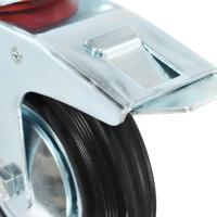 vidaXL Ruedas giratorias con frenos dobles 4 unidades 160 mm - details 4
