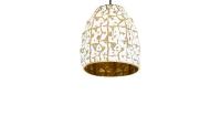 Fabrilamp -Colgante Tebas Negro/blanco/oro 1xe27 Regx25x25 Cm - details 1