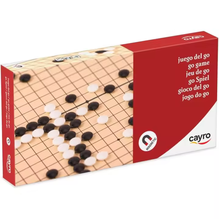 Juego del Go Magnético - Cayro - Tablero Portátil con Piezas Imantadas - Ideal para Viajes - Acorrala al Adversario - Juegos de Mesa Clásico - 1