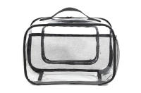 Bolsa de almuerzo transparente de gran capacidad, bolso portátil de PVC, bolsa de almacenamiento sencilla para cosméticos y artículos de tocador, bolsa de almuerzo - details 8