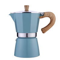 Havmore Moka Pot De Espresso Vintage Con Mango De Madera Clásico Italiano Para Cocina Herramientas De Café 150ml/300ml - details 3