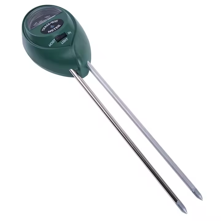 Medidor de pH de suelo industrial 3 en 1, luz de pH, humedad, acidez, sensor, monitor de suelo para plantas, detector para crecimiento saludable de la vegetación. - 1
