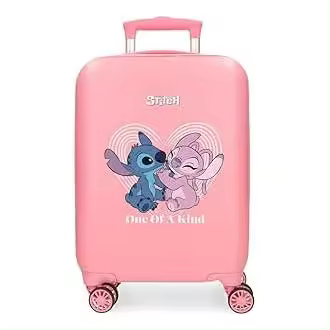 Bolsos Hf Maleta Cabina Stitch Rosa 33x50x20cm - 1