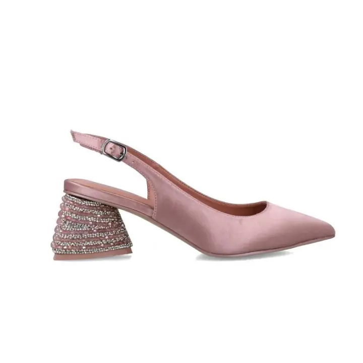 Menbur 23827  Zapatos de tacón Pegsus para mujer en rosa de piel vegana - 1
