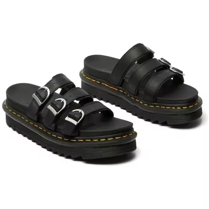 Sandalias Dr. Martens Blaire Slide para mujer en color negro - 1