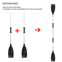 Palo Flotante Alegre De 125 Cm Desmontable Aleación De Aluminio Para Barco Kayak Remolino Canoa Ambas Terminales Portátiles - details 7