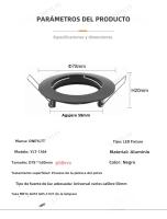Soporte De Lámpara MR16 GU10 GU5.3 Cuerpo De Hierro Marco Con Base GU10 MR16 Para Iluminación De Techo Fijación Self-contained LED Bulbs - details 6