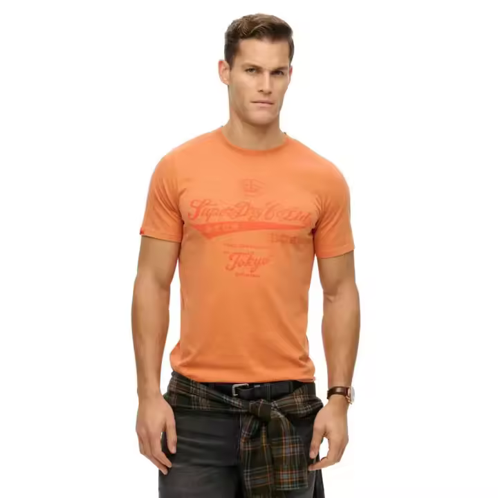 Superdry Camiseta De Manga Corta Workwear Washed Relaxed - 1