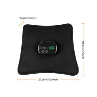 Cinturón de terapia de luz roja LED, multifuncional, con compresas calientes infrarrojas lejanas y almohadillas de masaje para hombros y rodillas. - details 17