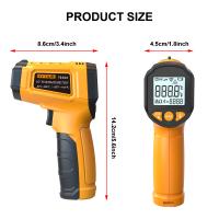 HYTAIS TS600 Termómetro Digital Infrarrojo Sensor No Contacto IR Gun 0.1-1 Emissivity -50~600°C Medidor De Temperatura Mano - details 7