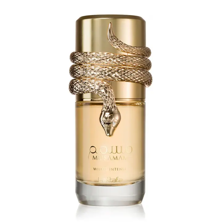 Perfume MUSAMAM WHITE INTENSE Lattafa 100ml +ATOMIZADOR 5ml Recargable GRATIS! Perfume UNISEX Perfume Árabe Original De Dubai Emiratos Árabes, oriental - 1