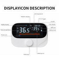 Termostato Inteligente Wifi Tuya Para Casa Con Control Digital De Temperatura Para Calefacción De Agua Y Gas Compatible Con Alexa Y Google Home - details 10