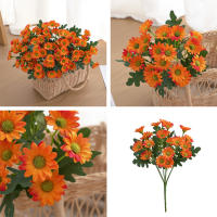 Bellos Girasoles De Seda Para Decoración Navideña Y Hogar Flores Artificiales Bouquet De Dalia Para Bodas Y Aniversarios - details 4